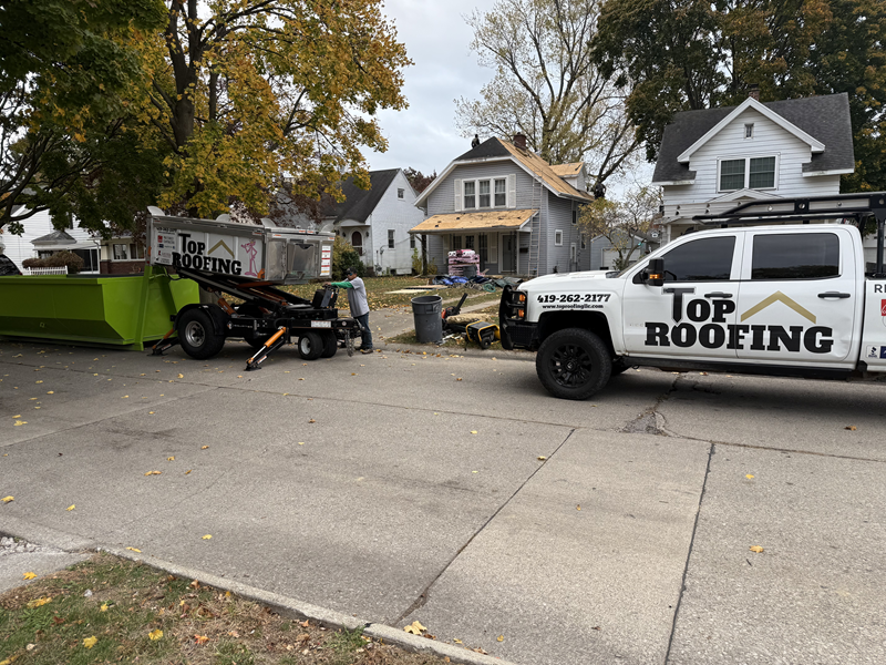 top roofing roof repair in toledo ohio