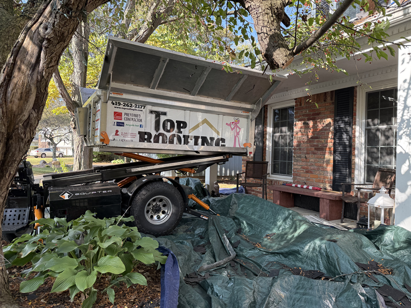 roof repair by top roofing